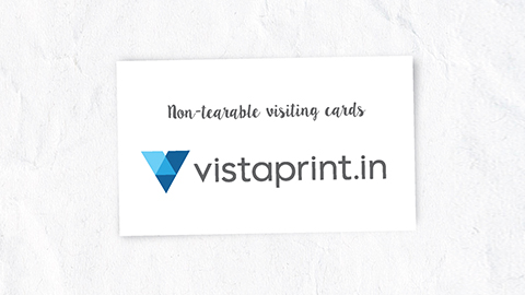 Non tearable visiting cards